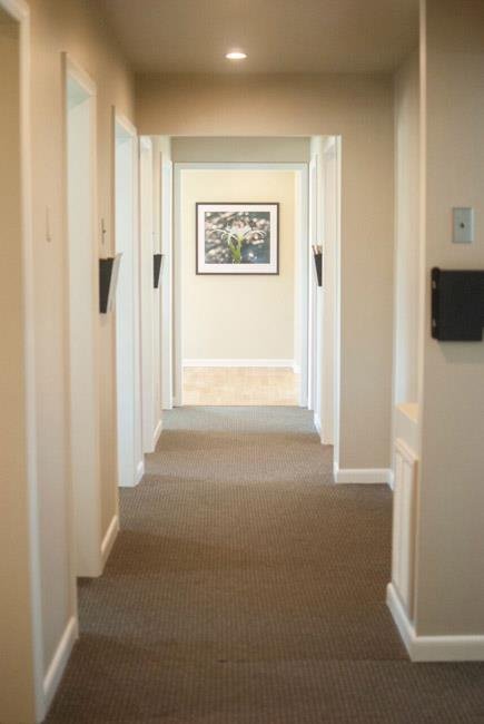 Recently remodeled office interior